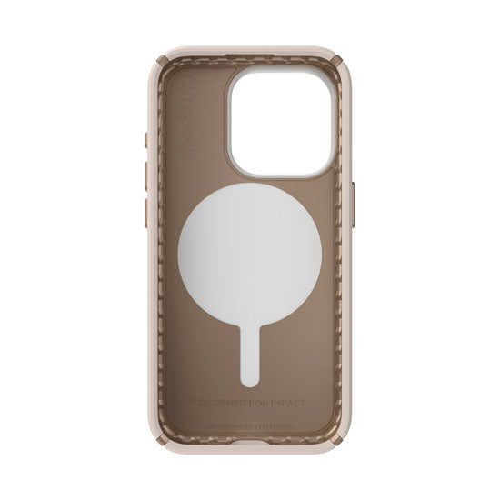 Presidio2 Pro Click-Lock iPhone 15 Pro Beige/Gold