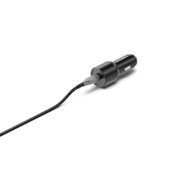 CarPower Chargeur voiture USB-C 65W Noir