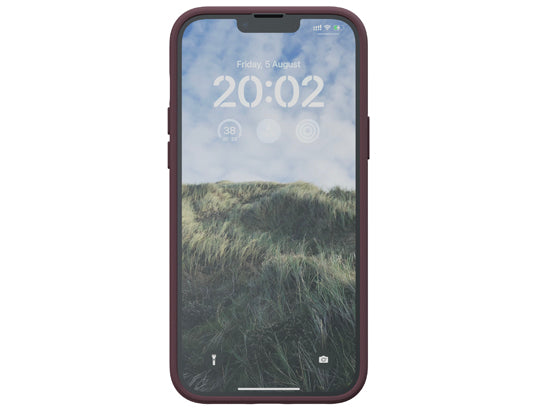 Coque cuir iPhone 14 Plus Marron