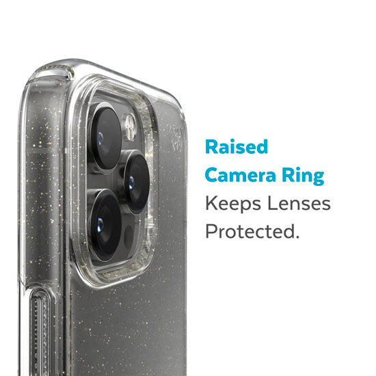 Presidio Perfect-Clear iPhone 14 Pro Max Gold Glitter