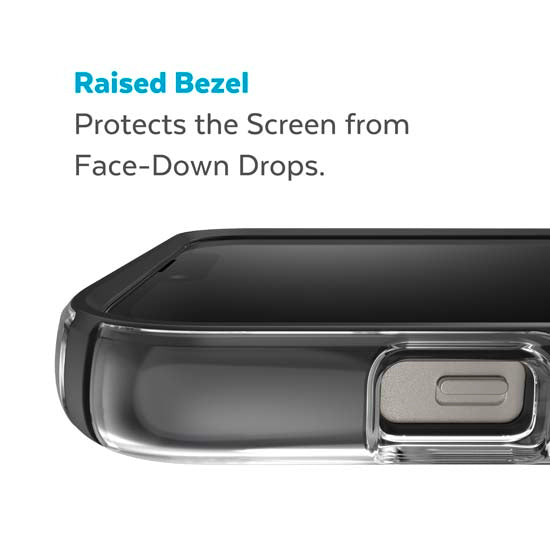 Presidio Perfect Clear Geo iPhone 14 Plus/15 Plus Noir