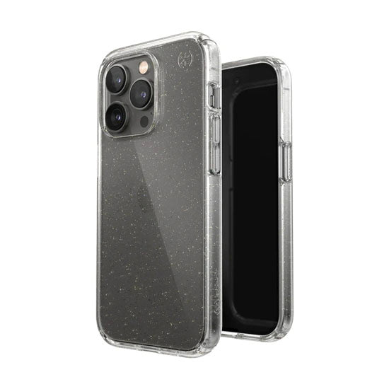Presidio Perfect-Clear iPhone 14 Pro Gold Glitter