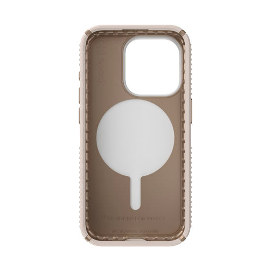 Presidio2 Grip Click-Lock iPhone 15 Pro Beige/Gold