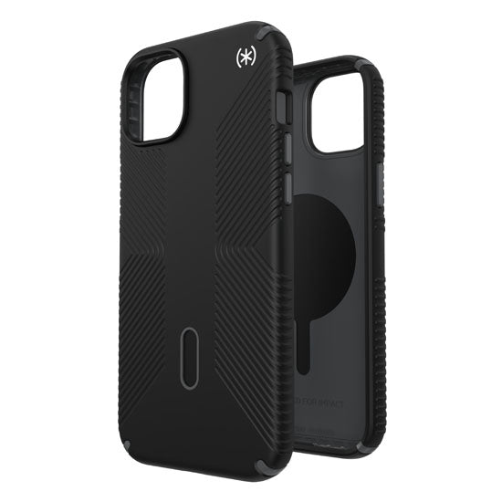 Presidio2 Grip Click-Lock iPhone 15 Plus/14 Plus Noir/Gris