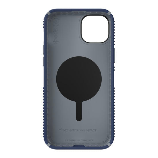 Presidio2 Grip Click-Lock iPhone 15 Plus/14 Plus Bleu/Gris