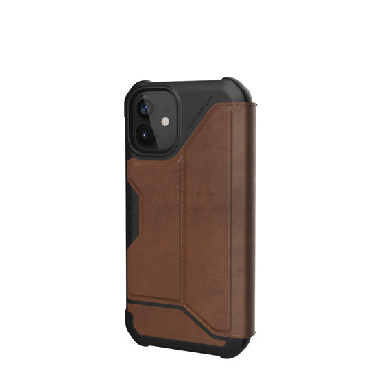 Metropolis iPhone 12 Mini Cuir Marron