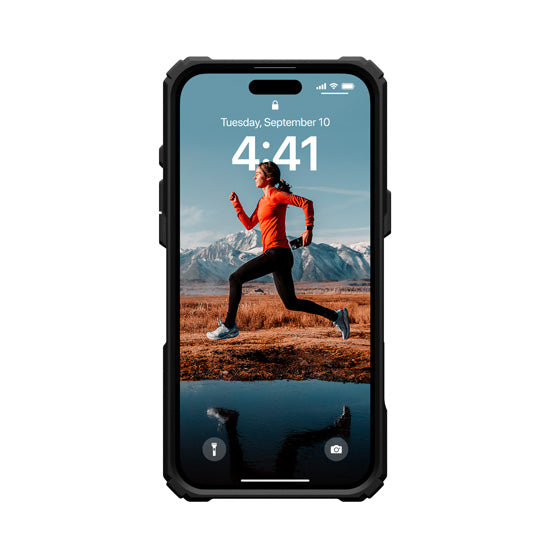Plasma XTE MagSafe iPhone 16 Plus Noir/Orange